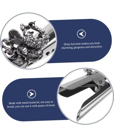 Beaupretty rhinestone hair clip hair jewelry hair decoration hair clips for women party hair clips women hair clips hairpin for women clips for hair big hairpin girl women's Metal - Buy Online on GoSupps.com