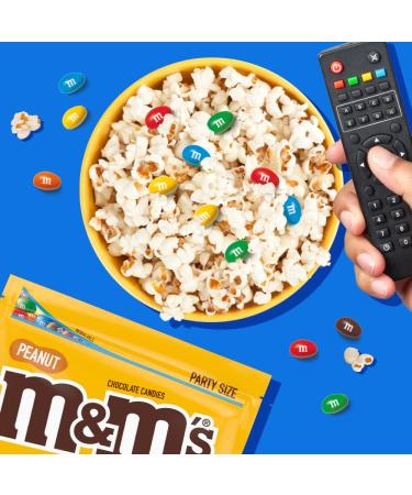 M&M'S Peanut Chocolate Candy 38oz Party Size Bag - Yellow - Buy Online on GoSupps.com