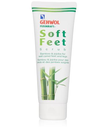Gehwol Med Callus Cream 75 milliliters & Fusskraft Soft Feet Scrub Bamboo and Jojoba 125 ml. - Buy Online on GoSupps.com