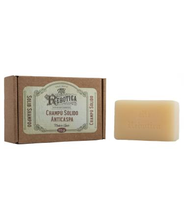 MI REBOTICA Mi Rebotica Solid Anti-Dandruff Shampoo 115g - Ideal for Airplane Travel