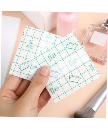 VILLCASE 200 Pcs Blank Adhesive Cosmetic Palettes - Disposable Eye Shadow Stickers & Foundation Tools for Professionals - Buy Online on GoSupps.com