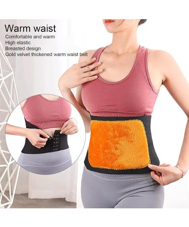 Rianpesn Adjustable Plush Waist Warmth Belt - Three-Row Thickened Thermal Belly Warmer for Back Relief | Cozy XL Design - Buy Online on GoSupps.com