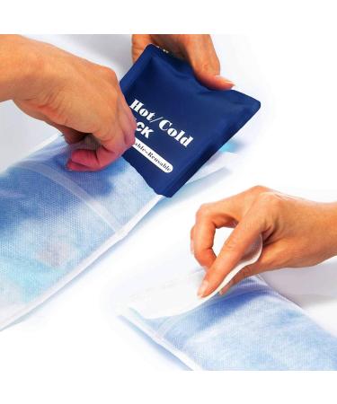 Gel Cooling Pads Set | Large Gel Compress for Heat & Cold Therapy | Shoulder & Knee Pain Relief - Buy Online on GoSupps.com