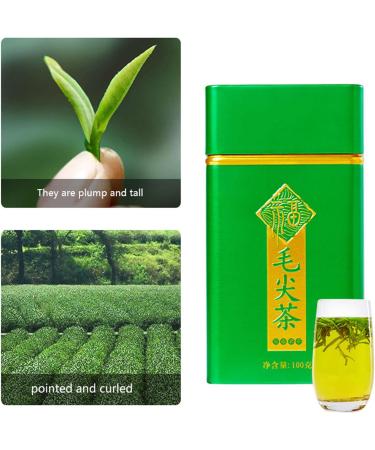Maojian Tea Chinese Green Tea Chinese High Mountain Tea Canned Baked Organic Green Tea Loose Leaf Tea Spring Tea for Home Office Gift Men Women - Buy Online on GoSupps.com