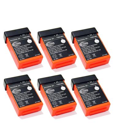 6 Pack 6V HBC Radiomatic BA225030 Ni-Mh Battery for HBC Crane Remote Control Pump Truck Battery 1500mAh