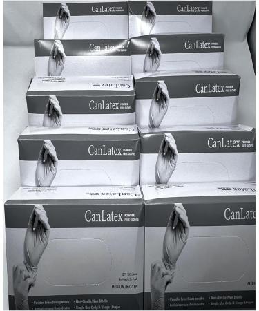 Can Latex Glove Powder Free Can Latex Glove Powder Free (Pack of 5 (Extra Small) 5 x100 1000 Pcs Medium - Buy Online on GoSupps.com