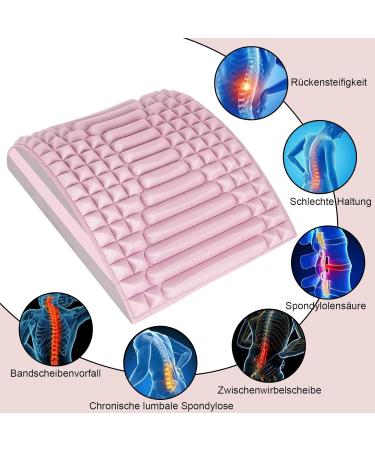 ETIEPORT 2-in-1 Neck Pillow & Back Cracker for Pain Relief | Neubleben Massage Device | Rosa - Buy Online on GoSupps.com