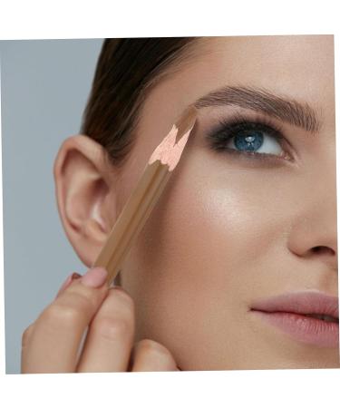WOONEKY Wooden Brow Pencil Portable Brow Pencil Wood Brow Pencil Makeup Eyebrow Pencil Coffee 1 count (Pack of 1) Coffee - Buy Online on GoSupps.com