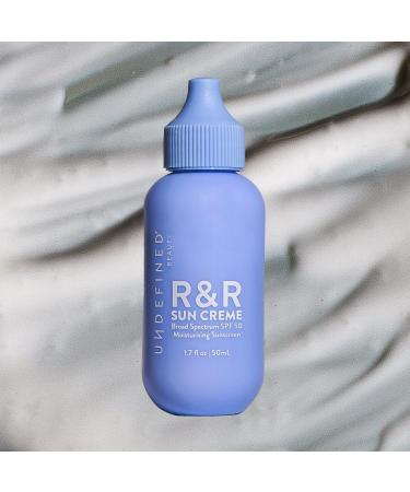 Undefined Beauty R&R Sun Creme SPF 50 - Hydrating Untinted Sunscreen with Ceramides CoQ10 & Niacinamide for Dry Skin | 1.7oz - Shop Internationally - Buy Online on GoSupps.com