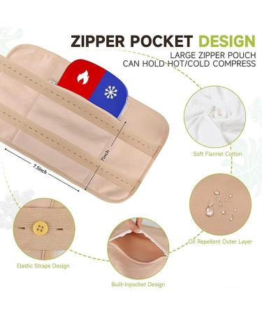 Tebinzi Reusable Castor Oil Pack Wrap Kit | Organic Castor Oil Packs for Liver Detox | Bio Castor Oil Compress Set - International Shipping Available - Buy Online on GoSupps.com