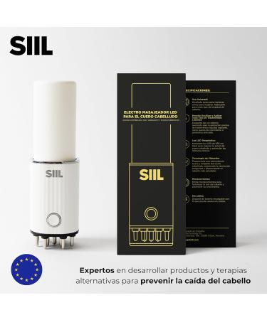 Siil Rechargeable LED Massage Brush - Stimulate Hair Growth & Improve Scalp Circulation | Combat Hair Loss - Buy Online on GoSupps.com