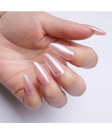PrettyDiva Glazed Donut Chrome Powder - High Gloss Pearlescent Nail Art Powder for DIY Nail Designs (1g/Jar - Buy Online on GoSupps.com