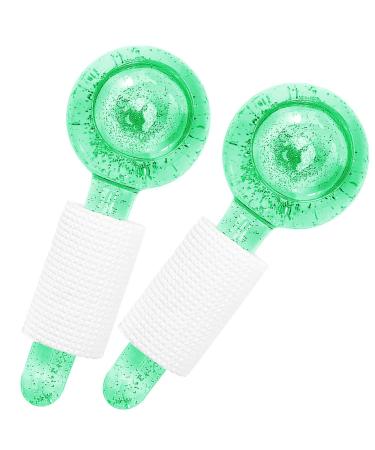 Ice Globes for Facials, Ice Globes, Face Massager, Face Tools, Facial Ice Globes, Cooling Globes, Globes for Face Neck & Eyes, Daily Beauty, Tighten Skin, Anti Ageing, Reduce Puffy and Wrinkle Green