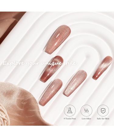 MEGIOR 15ML Cat Eye Gel Nail Polish - Holographic Diamond Magnetic Nail Art for DIY Manicure & Salon Use - Soak Off 0.5 OZ - Buy Online on GoSupps.com