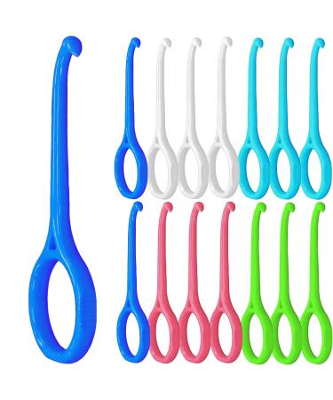 15Pcs Aligner Remover Ortho Key Aligner Removal Tool 3 red + 3 green + 3 blue + 3 light blue + 3 white
