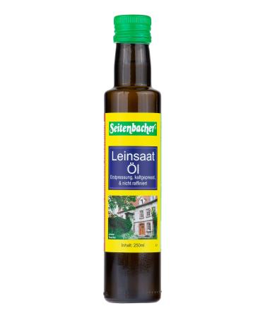 Seitenbacher Bio Lein Saat l I Erstpressung I kaltgepresst I nativ I (1x250 ml)