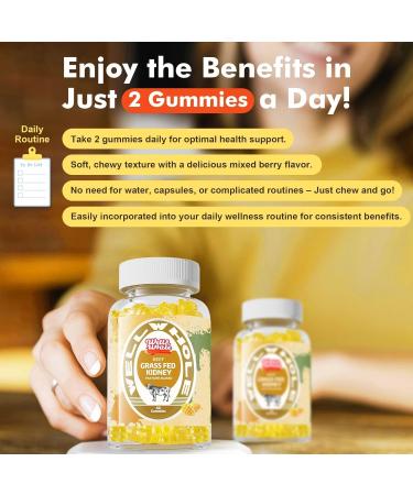 Well&Whole Grass Fed Beef Liver Gummies and Grass Fed Beef Kidney Gummies - Buy Online on GoSupps.com