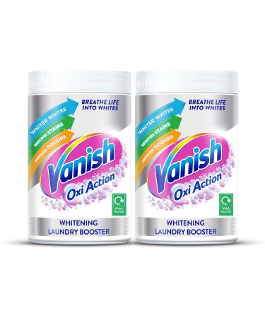 Vanish Oxi Action Platinum Multi Power Chlorine-Bleach Free Whitening Booster 1.57 kg Removes Tough School Stains & Odours Whiter Whites (Pack of 2)