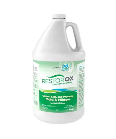 RestorOx 20105 One Step Disinfectant Cleaner & Deodorizer, Cleans, Kills and Prevents Mold and Mildew, Ready-to-Use, 1-Gallon