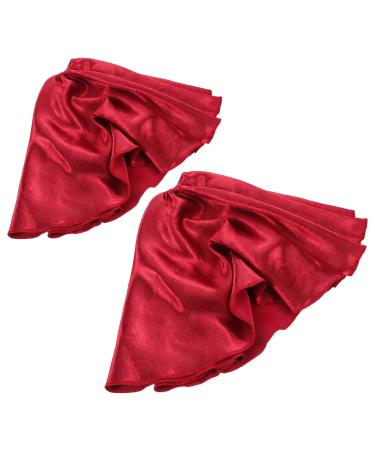 FOMIYES Housse de Protection pour Appareil de Moxibustion 2 Pi ces en Tissu Dor Bordure Rouge Compatible Appareils Portables Pied Anti-Chaleur et Anti-Poussi re Taille 7-14 CM