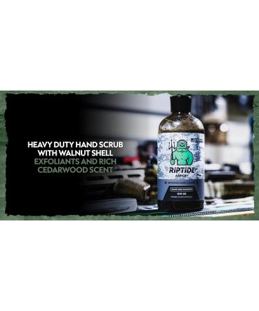 Riptide Armory Advanced Hand Cleaner 12oz - Chemical-Free Formula with Walnut Shell Fragments for Ultimate Cleanliness | Ship Worldwide - Buy Online on GoSupps.com