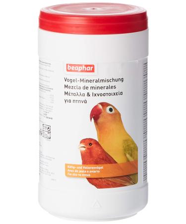 Beaphar - bird mineral mix - for birds - rich in lime phosphorus oyster grit - supports bone scaffolding and digestion - 1.25 kg 1.25 kg (1 Pack)