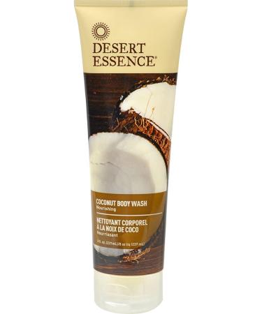 Desert Essence Coconut Body Wash 8 fl oz - Natural Hydrating Cleanser - Buy Online on GoSupps.com
