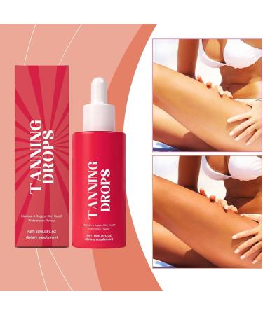  Huxibai Sunless Self-Tanning | Natural Self-Tan Without Sun Exposure - 60 ml for a Golden Complexion and Skin Well-being - Buy Online on GoSupps.com