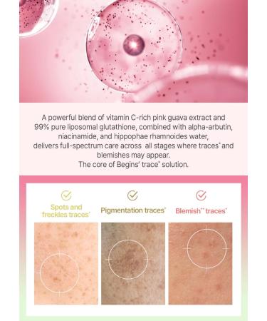 BeginS by JUNGSAEMMOOL Pink Guava Glutathione Blemish Cream 1.7 Fl Oz Facial Moisturizer with 99% Pure Glutathione Niacinamide and Vitamin C Lightweight Hydration Korean Skincare for Daily Use - Buy Online on GoSupps.com