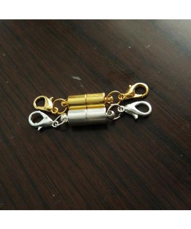12pc Gold & Silver Magnetic Lobster Clasp Set for Jewelry - Necklace, Bracelet - Buy Online on GoSupps.com