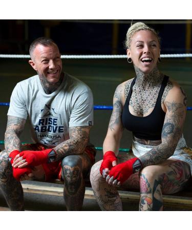 Hayabusa Boxing Bandages with Thumb Loop - Mexican Style 180/4M Hand Wraps for MMA Kickboxing Muay Thai & Martial Arts - Blue - Buy Online on GoSupps.com