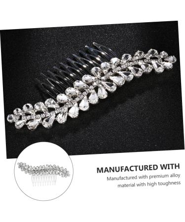Ipetboom 1 Pc Comb Glammetic Glamzilla Beauty Wedding Ceremony Yinm The Prom Nupec Hair Prop Creative Headdress Wedding Dress Hair Accessories Hair up Hairpin Bride Headgear Alloy - Buy Online on GoSupps.com