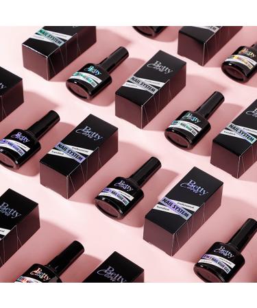 BettyCora 8 in 1 Gel Nail Glue - Super Strong Acrylic Nail Adhesive | 12ML Brush On Base Gel, Slip Solution, Strengthener, UV Nail Glue | Curing Needed - A0 Formula - Buy Online on GoSupps.com