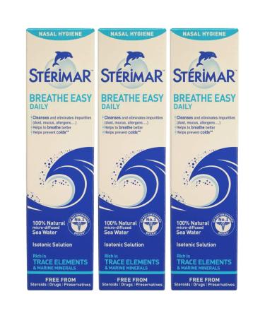 Sterimar Breathe Easy Daily Nasal Spray - 3 x 50 milliliter