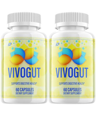 Indelo VivoGut Capsules Vivo Gut Pills All-Natural Daily Supplement Digestive Support Gut Wellness Pastillas Review (2 Pack - 120 Capsules)