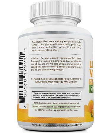 NURTURE ALLEY Liposomal Vitamin C 2100mg- 180 Capsules High Absorption Ascorbic Acid - Supports Immune System and Collagen Booster - Powerful Antioxidant High Dose Fat Soluble Supplement - Buy Online on GoSupps.com