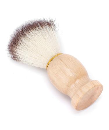 Premium Nylon Wool Shaving Brush for Men - Solid Wood Handle Beard Grooming Tool - International Shipping - Buy Online on GoSupps.com