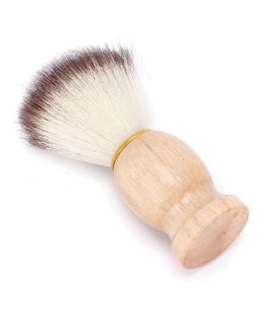 Razor brush for the hairdressing salon made of soft nylon hair men's rasier brush easy to stow solid wood handle for life for the trip for the hairdressing salon for at home