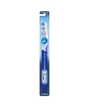 Oral-B Healthy Clean Toothbrush Medium 1 Count Color may vary