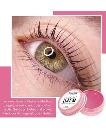 Lash Lift Balm - Strong Adhesive Eyelash Lift Glue (10g Pink Strawberry) for Salon Kits | Long-Lasting Hold - Buy Online on GoSupps.com