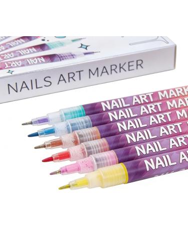 Lot de 12 stylos ongles - Hautement pigment s et s chage rapide - Pour femmes et filles - Pour d butants et la maison - Pour le dessin au quotidien en salon et en studio - Pour les femmes les Pointe aiguille - Buy Online on GoSupps.com