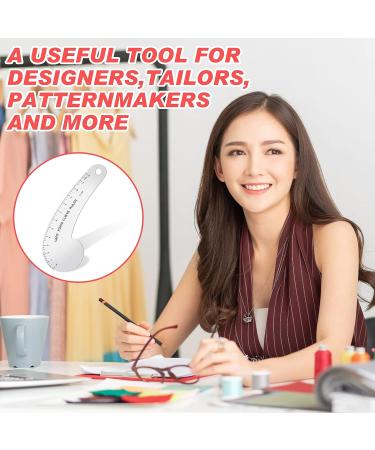 12'' Solid Aluminum French Curve Hip Curve Ruler for Sewing Design - Vary Form Curve - Buy Online on GoSupps.com