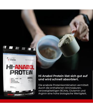 Hi Tec Nutrition Hi Anabol Protein 2250g - Chocolate | 91% Protein Supplement for Muscle Support | Buy Now! - Buy Online on GoSupps.com