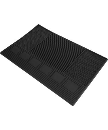 Barber Organized Mat Prevent Slip Silicone Barbershop Work Station Pad for Clippers Scissors Large Size and Temperature Resistant - Buy Online on GoSupps.com