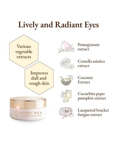 Hydrogel Eye Masks with Honey Bee Venom - Depuff Dark Circles & Firm Skin | Collagen & Niacinamide | 60 Pads - Buy Online on GoSupps.com
