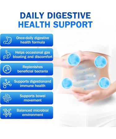 NYO3 Digestive Probiotics 57 Bilion CFU 7 Strains,60 Capsules,Bloat Relief, Supports Digestion & Immune Health - Buy Online on GoSupps.com