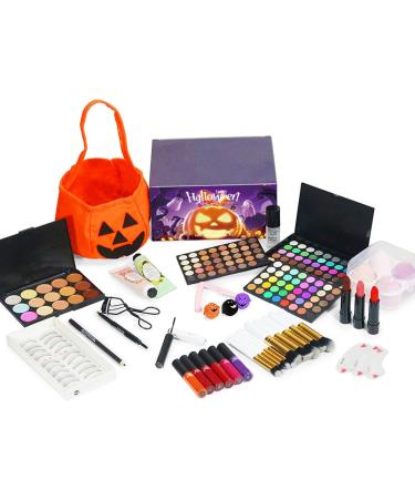 Kit de maquillage d'Halloween kit de maquillage d'Halloween peinture pour le visage d'Halloween mascara longue dur e ensemble de palette de fard paupi res kit de maquillage de fond de teint  - Buy Online on GoSupps.com