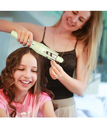 Muflydo Hair Curler Automatic Detangling Curling Stick Wand Fast Heating - Ions Hair Iron Curler 3 Adjustable Temps Hair Crimper Waver Hair Tool for Most Hair Types 28MM Green - Buy Online on GoSupps.com
