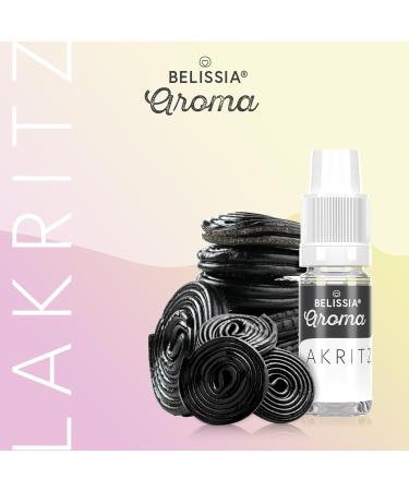 Belissia Liquorice Food Aroma - High-Dose 10ml | Perfect for Cooking Baking and Refreshments - Shop Internationally! - Buy Online on GoSupps.com