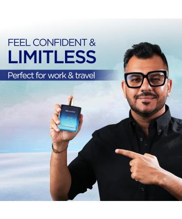 Bell'a Vita Luxury Skai Aquatic Unisex Eau De Cologne Liquid With Bergamot Lavender & Patchouli|Premium Long Lasting Woody Fragrance For Men & Women 100 Ml. - Buy Online on GoSupps.com